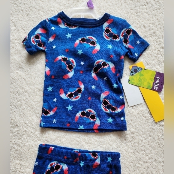 New baby girl summer clothes bundle of Snoopy dress and Disney pajamas size 12 m - Picture 7 of 9